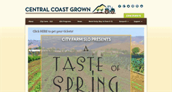 Desktop Screenshot of centralcoastgrown.org