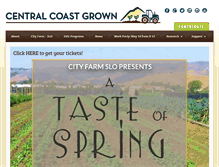 Tablet Screenshot of centralcoastgrown.org